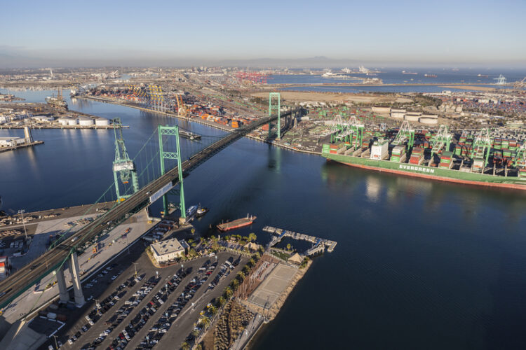 The Vincent Thomas Bridge in Los Angeles is to be upgraded with a new deck – image courtesy of © Trekandshoot| Dreamstime.com