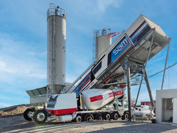SBM’s Euromix concrete plants offer high production of quality materials