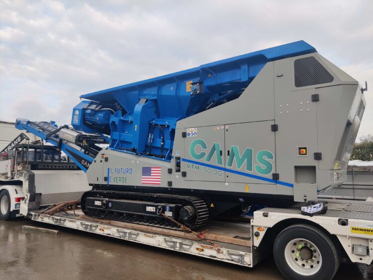 Efficient recycling of demolition waste can be achieved with the new shredder from CAMS