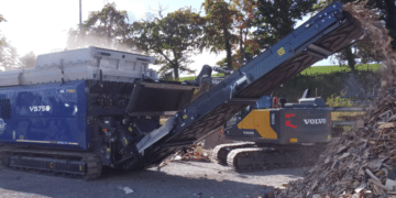 EDGE Innovate’s new VS750s waste shredder matches the company’s SCREENPRO S16 (image courtesy EDGE Innovate)