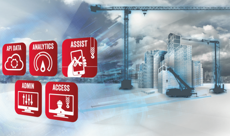 There is easy-access fleet information in real time, to remotely check crane indicators and guide troubleshooting assistant