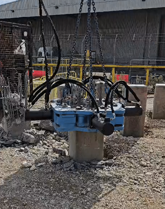 National Pile Croppers is now unveiling its Quad 600 unit in the US