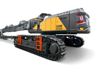 Volvo CE’s new high-reach demolition excavator is the largest in the firm’s range