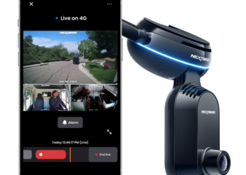 The Nextbase Smart iQ dash camera is linked to Nextbase.com (image courtesy University of Hawaii/Nextbase)