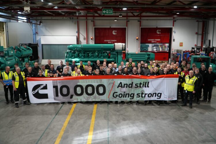 The Cummins facility at Daventry in the UK has built 10,000 generators sets – image courtesy of Cummins
