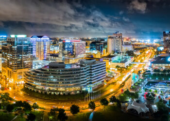 Norfolk, Virginia will benefit from an improved stretch of I-64, part of the Hampton Roads upgrade project – image courtesy of © Mihai Andritoiu| Dreamstime.com