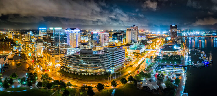 Norfolk, Virginia will benefit from an improved stretch of I-64, part of the Hampton Roads upgrade project – image courtesy of © Mihai Andritoiu| Dreamstime.com