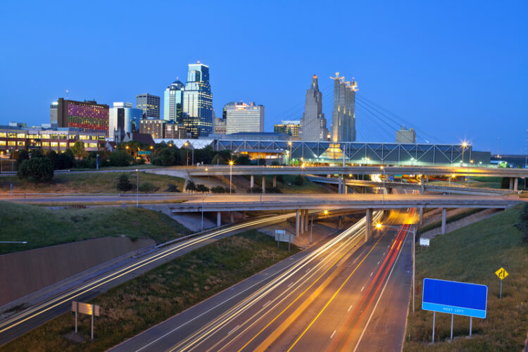 A new highway widening project is complete in the South West of Kansas City – image courtesy of © Rudi1976| Dreamstime.com