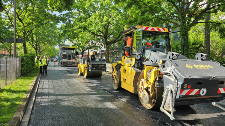 Bornstreet, a main road in the German city of Dortmund, was selected via a data-based infrastructure management system