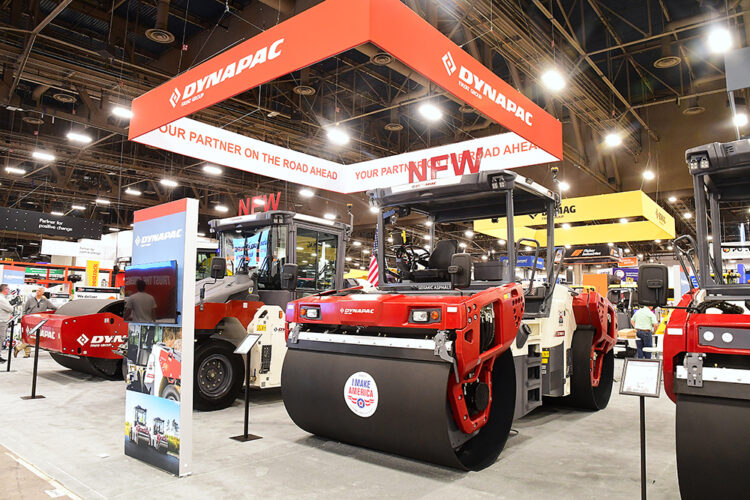 Dynapac’s CC7000 VI compactor benefits from efficient compaction