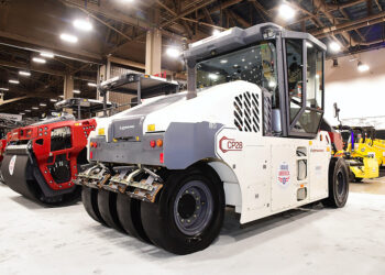 Dynapac’s powerful pneumatic compactor offers productivity for large jobsites