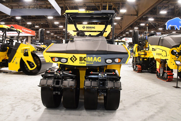 BOMAG says its new BW 18 RH mid-range pneumatic compactor offers efficient operation