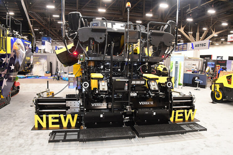 Improved paving performance with BOMAG’s latest CR 820 T Series 2 asphalt paver