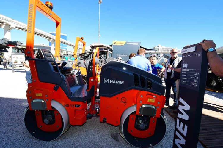 Hamm's new HD12 asphalt compactor offers versatility