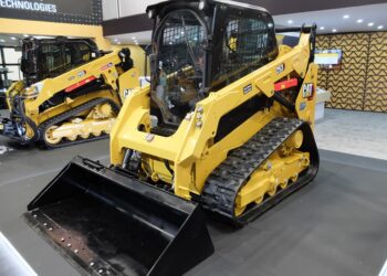 Caterpillar’s 253 compact tracked loader is one of several new machines being unveiled by the firm at CONEXPO-CON/AGG 2026