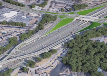 Work is underway for the $4.6 billion Georgia 400 Express Lanes Project in Atlanta, Georgia – image courtesy of US Department of Transportation