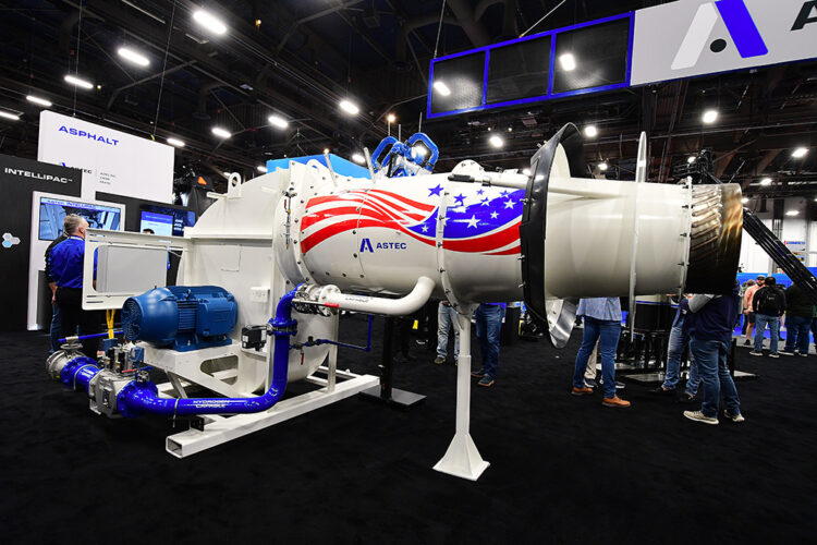 Astec’s new asphalt burner offers efficient operation with hydrogen as fuel