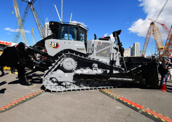 Increased working efficiency is claimed for Caterpillar’s new D8 XE dozer