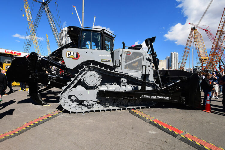 Increased working efficiency is claimed for Caterpillar’s new D8 XE dozer