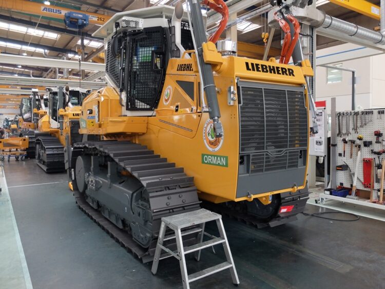 Liebherr is bullish following its strong performance in 2025 and despite lower sales of construction and mining machines – image courtesy of Mike Woof