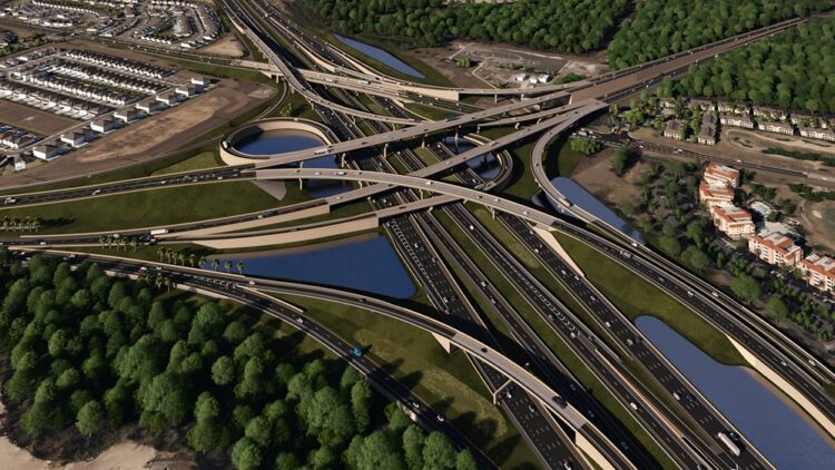 Lane Construction, the US subsidiary of Italian firm Webuild, is carrying out a $582 million project for Florida Department of Transportation – image courtesy of Lane Construction