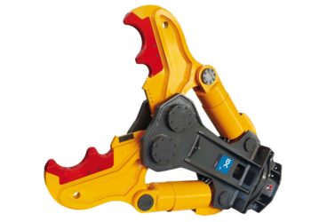Indeco’s IDC 21 for excavators up to 20tonnes - force-at-tip of 90tonnes and a maximum jaw openings of up to 1,150mm (Image: Indeco)