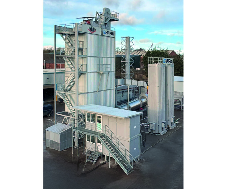 Unbrako has bought the first E-MAK asphalt batching plant in the UK through agent OB Plant