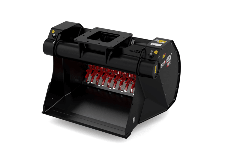 Simex says its VSE TORNADO screening buckets are productive and also versatile, being able to handle a variety of materials