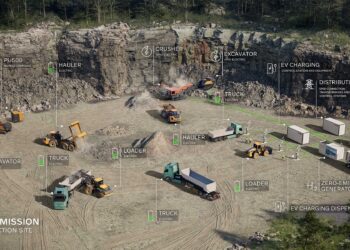 As construction operations become more electric and more complex, success depends less on individual technologies and more on system‑level integration partners (Image: Volvo CE)
