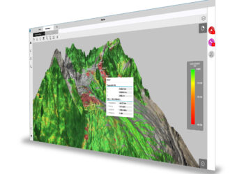 Hexagon’s GeoMonitoring package provides a web-based safety monitoring platform and can identify landslides (image: Hexagon)
