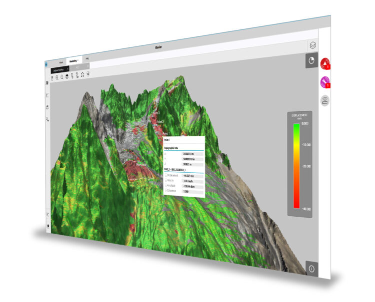 Hexagon’s GeoMonitoring package provides a web-based safety monitoring platform and can identify landslides (image: Hexagon)