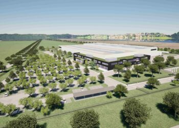 Artist’s impressions of the Liebherr factory at Nambsheim where driver’s cabs for the group’s earthmoving machines will be manufactured from 2028 (Image: Liebherr)