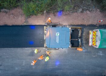 Heidelberg Materials and AECOM have won an award for the M5 Junction 26 upgrade project (Image: Somerset Council)