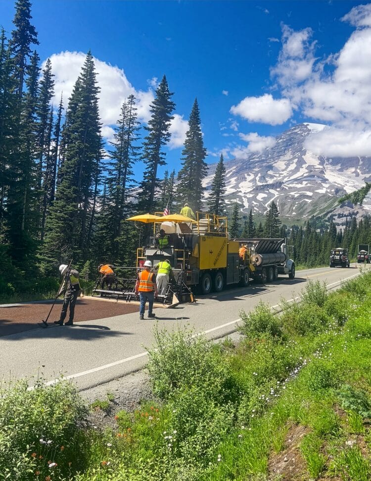 Sustainable road upgrades using technology from VSS are key for a US National Park