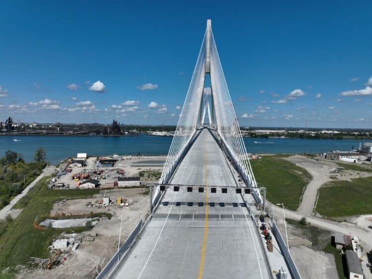 Gordie Howe International Bridge just be it is due for opening on July 22, 2026.