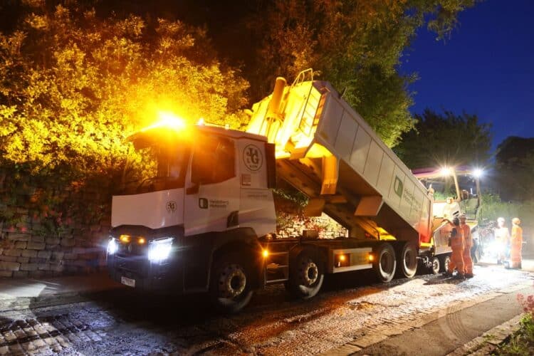 Sustainable road construction from Heidelberg Materials for North Yorkshire